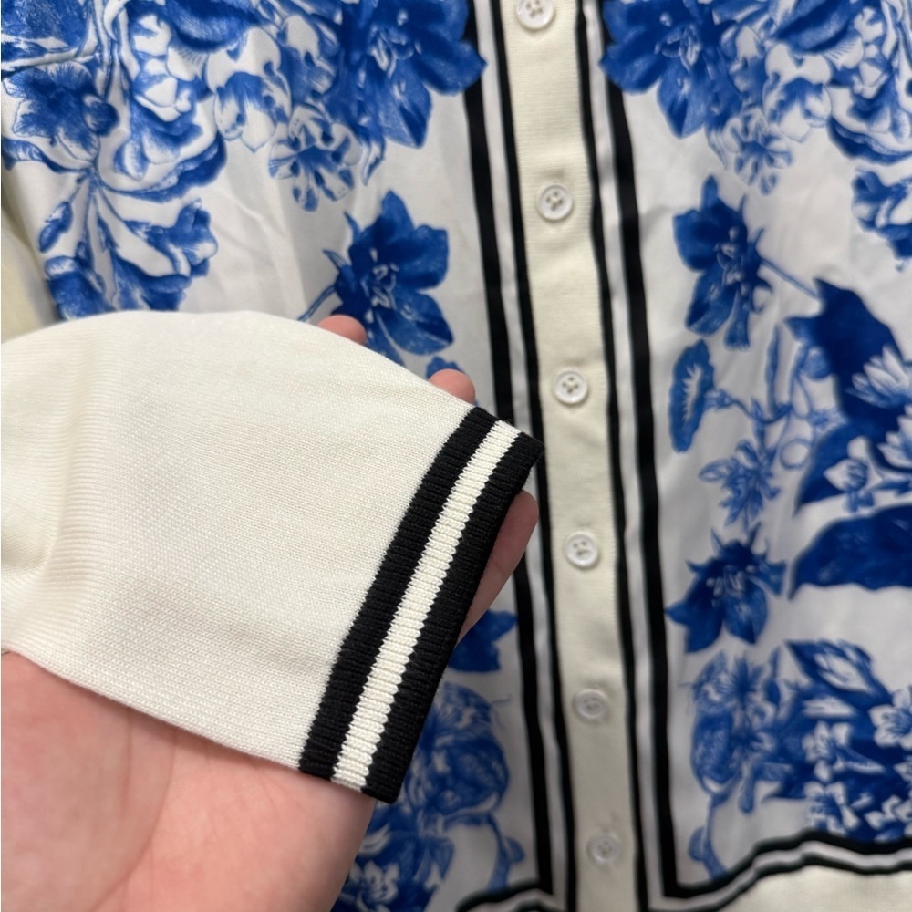 Talbots TOILE WOVEN CARDIGAN - Picture 7 of 7